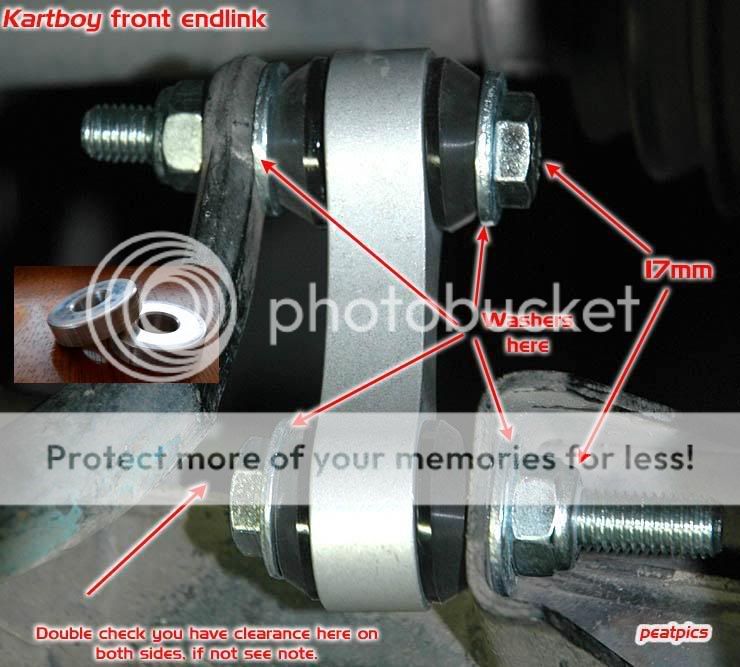 Help, I want to install these kartboy endlinks and need some help