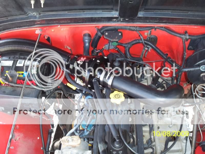 K & N Apollo universal cold air intake system...whistles Jeep