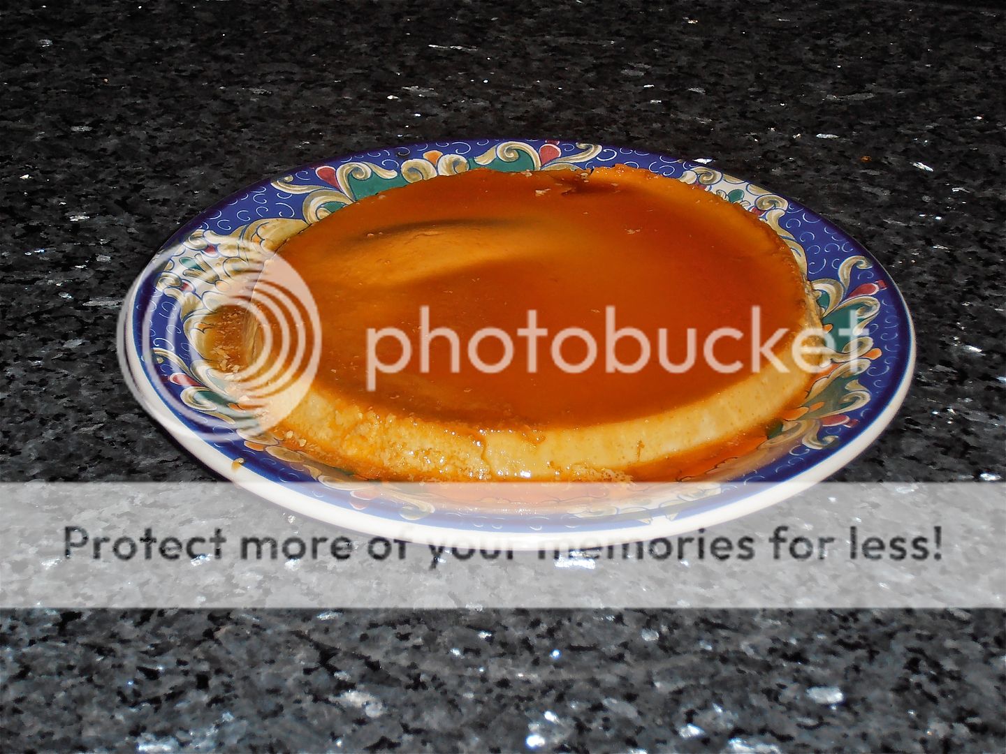 low fat flan 