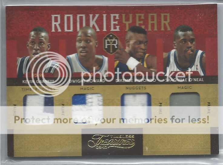 Garnett/Howard/Mutumbo/Shaq Quad Patch /5