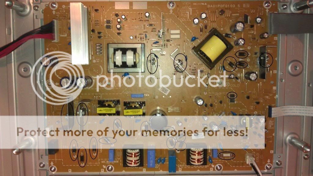 Emerson LC401EM3F No power - Please Help - Badcaps Forums