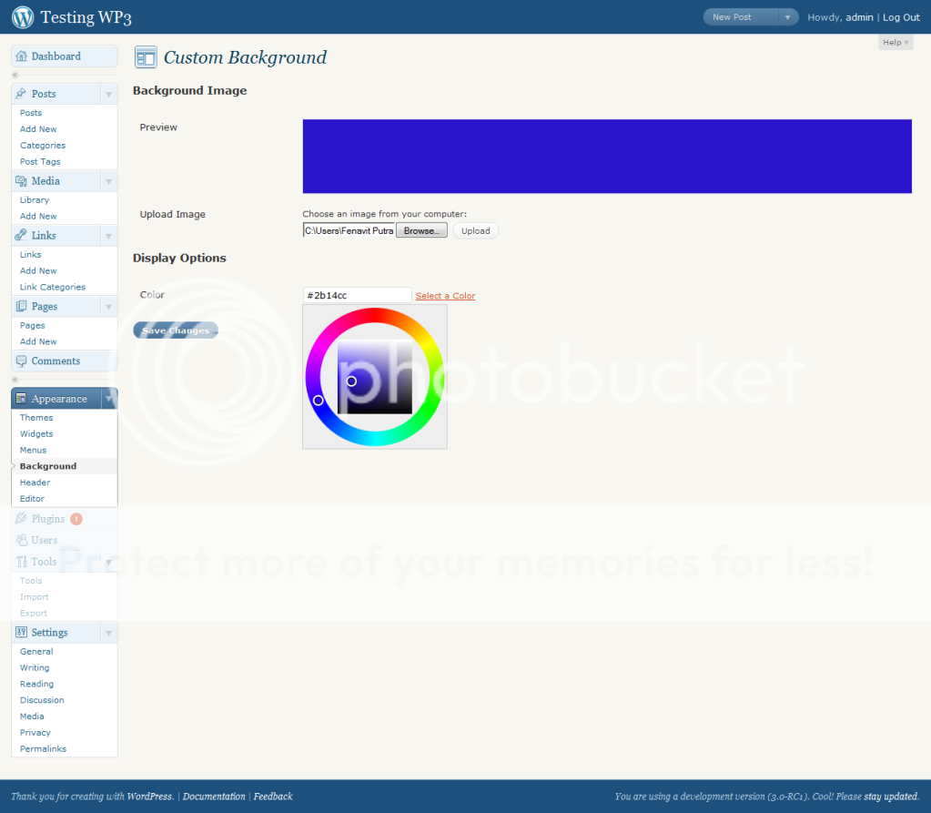 Wordpress 3.0, WordPress 3.0 RC1, WordPress, WP