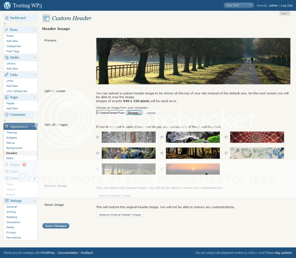 Wordpress 3.0, WordPress 3.0 RC1, WordPress, WP