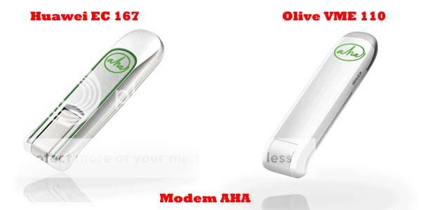 Modem AHA, Internet AHA, AHA Bakrie, ESIA AHA